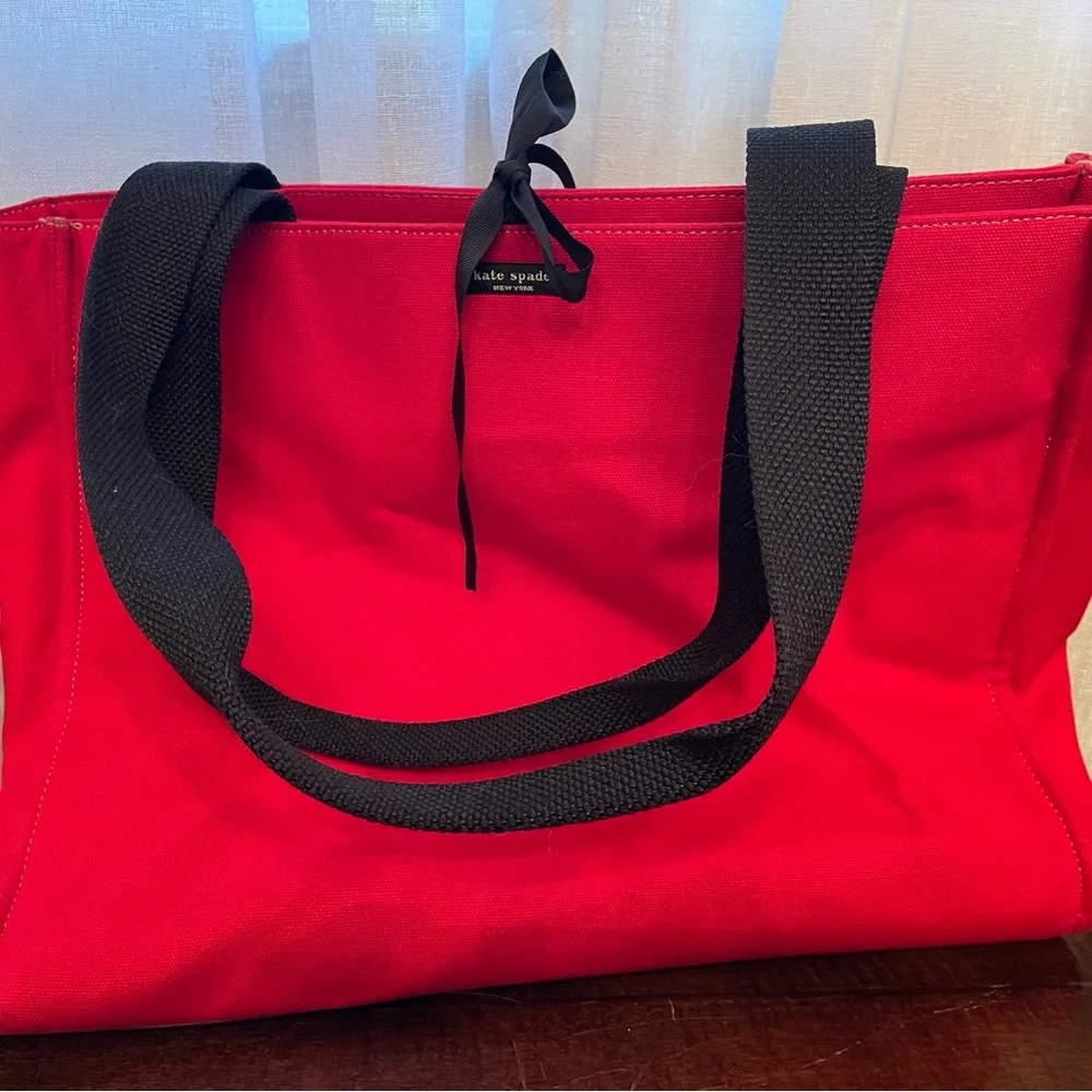 Kate spade canvas tote.
